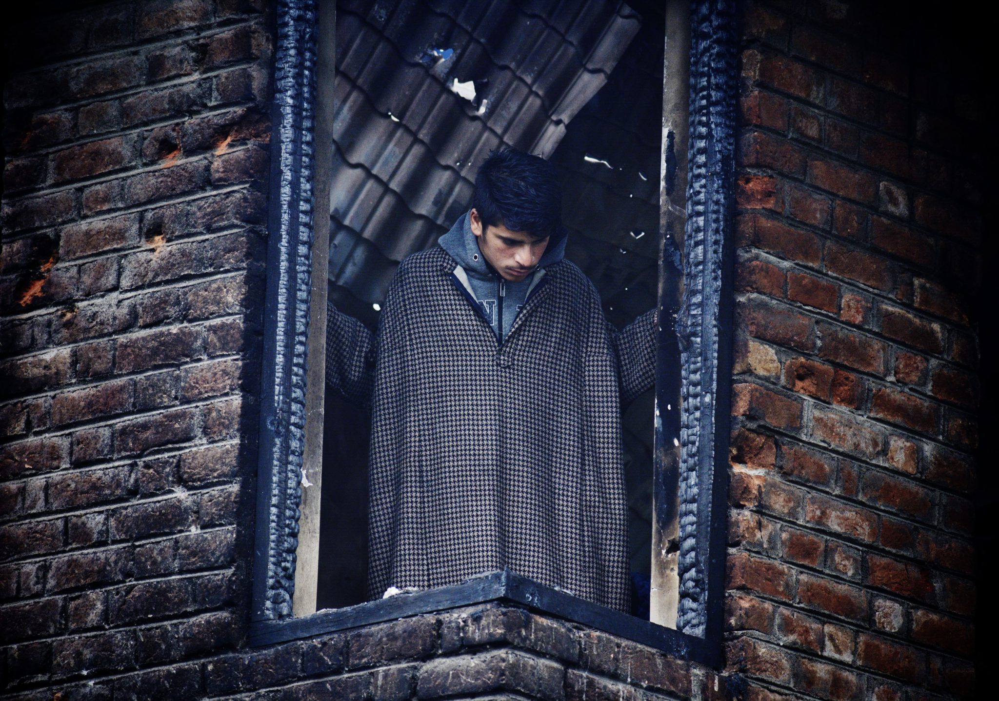 May 24, 2019, Dadsar, Kashmir — A residential house destroyed during a gun battle between Indian forces and Zakir Musa, Kashmir's most wanted militant commander. Musa’s death triggered widespread protests and clashes.