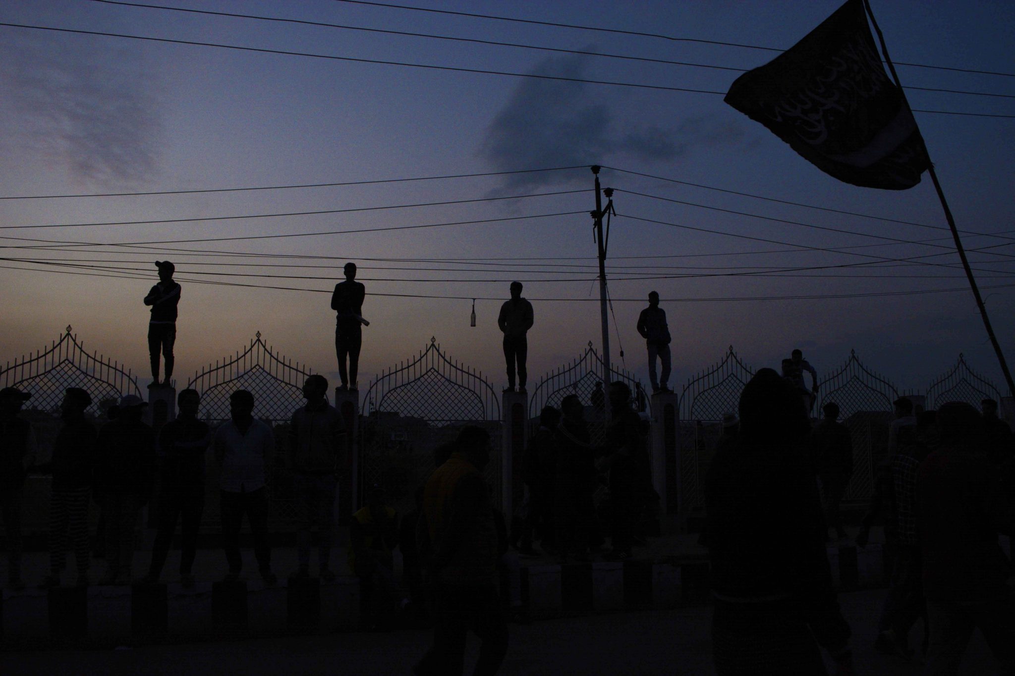 Oct. 21, 2018, Eidgah, Kashmir — People gather to observe the funeral of local rebel Fayaz Ahmad Hamal, killed by the Indian army in Kulgam, 75 kilometers south of Srinagar. Seven civilians died in an explosion at the encounter site after the fighting ended.